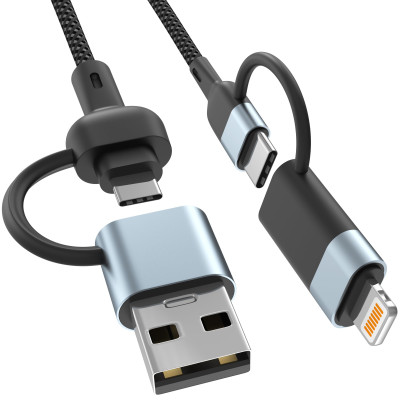 cable type c to multiple type c and iphone 60w