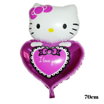 بالون هيلو كيتي i love you 70 سم