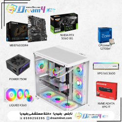 تجميعة I7 12700KF RTX 5060 DDR4 16G