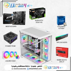 تجميعة I7 12700KF RTX 5060 DDR5 16G