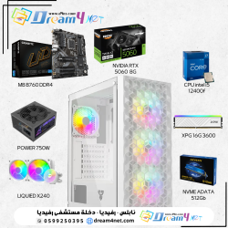تجميعة I5 12400F RTX 5060 DDR4 16G