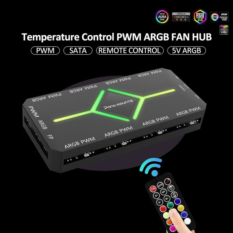 Fan case ARGB white
