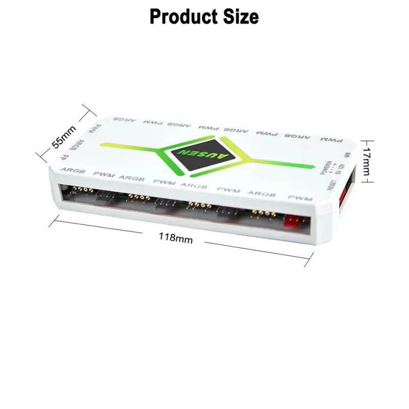Fan case ARGB white
