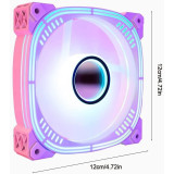 Fan case ARGB white