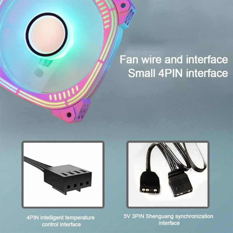 Fan case ARGB white