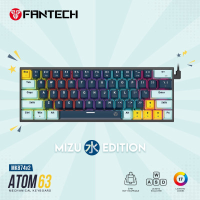 Fantech ATOM63 MK874v2 NAB Red SW