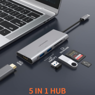 Type C 5 in 1 adapter docks