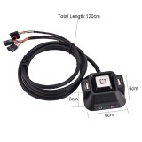 PC Power Button Reset ON Off Dual USB Audio Microphone Ports