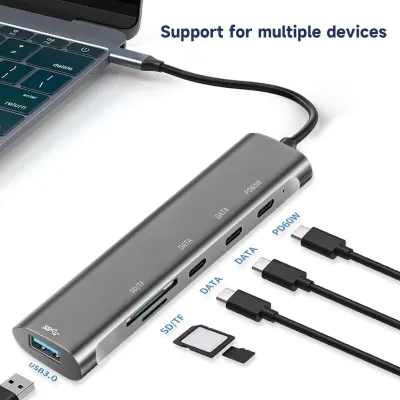 Type C 6 in 1 adapter docks