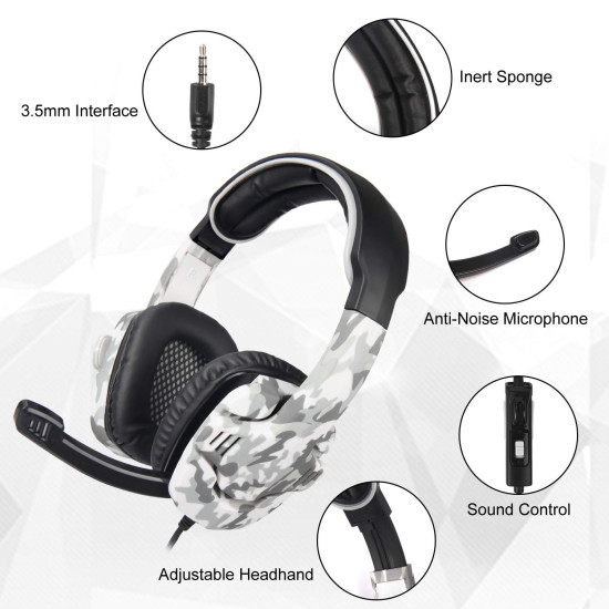 Sades Gaming Headphone – SA708GT Camouflage