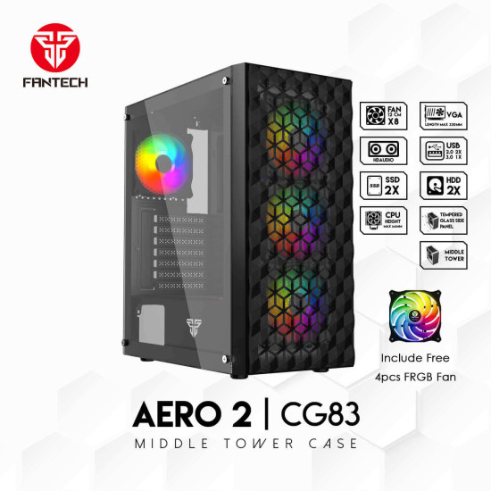 Case PC Fantech CG83 Black