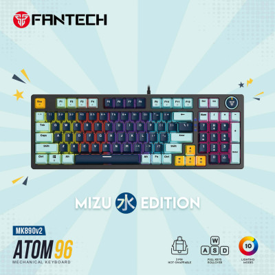Fantech ATOM96 MK890v2 NAB Red SW