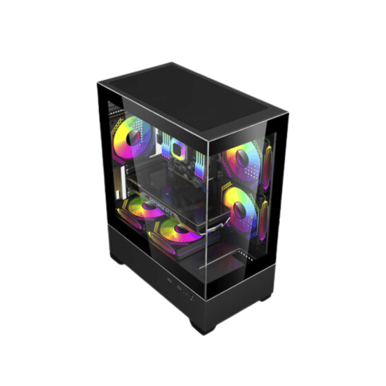 CASE SP ATX BLACK and white mini