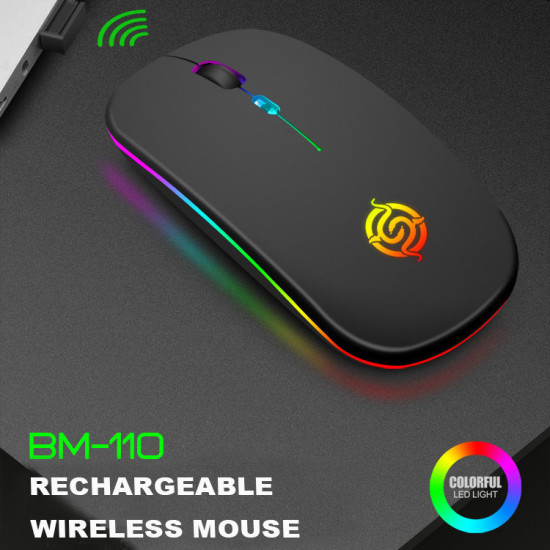 Mouse Wireless Bm110 rechargable