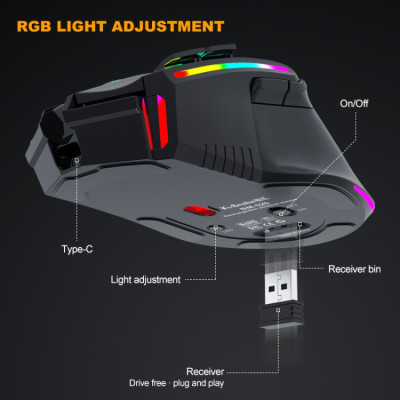 Gaming Wireless Mouse K-snake BM530