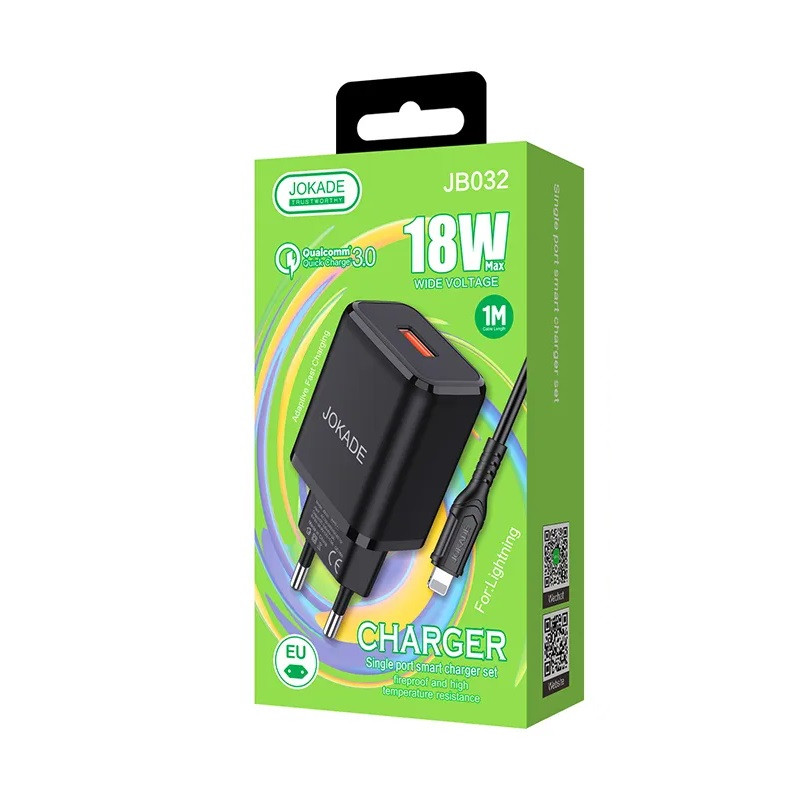charger iphone jokade jb032 black