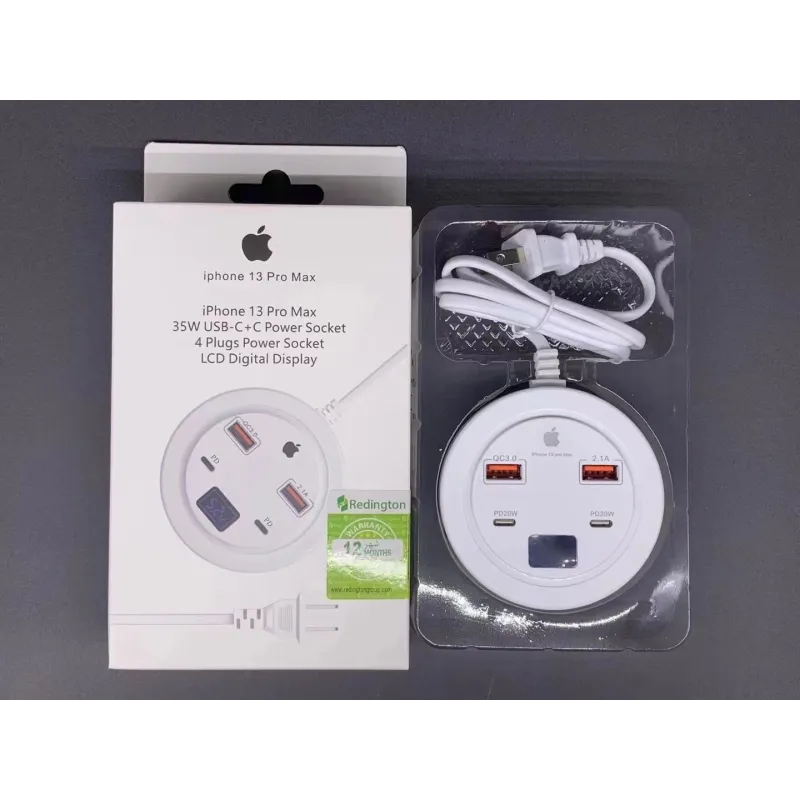 charger wall plug apple usbx2 pdx2 with screen