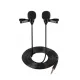 Candc DC-C6dm Professional Dual Collar Mic Omni Directional