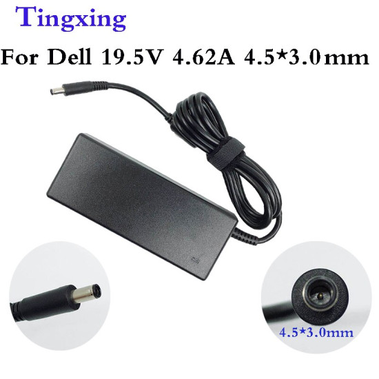 charger laptop dell 19.5v 4.62a 4.5mm*3.0mm 90w