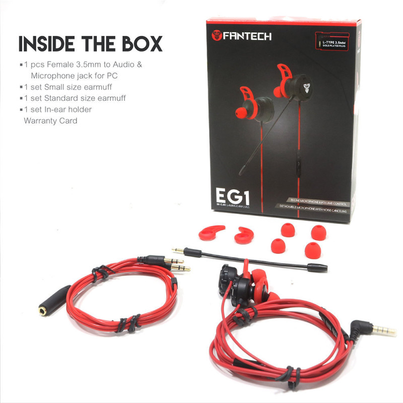 Fantech IN-EAR Gaming earplugs – EG1