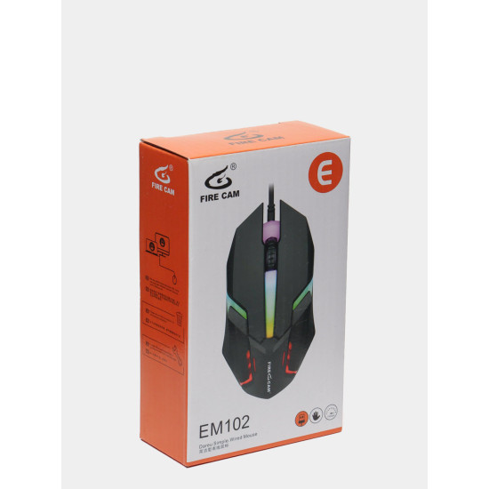 Gaming RGB mouse Fire Cam em102