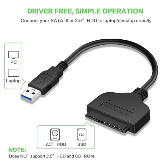 usb  cable hdd ssd external usb 2