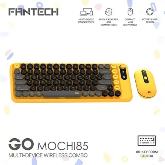 Fantech WK898 Go Mochi Wireless 2 in 1 Keyboard & Mouse Combo