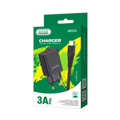 charger iphone jokade jb024 black