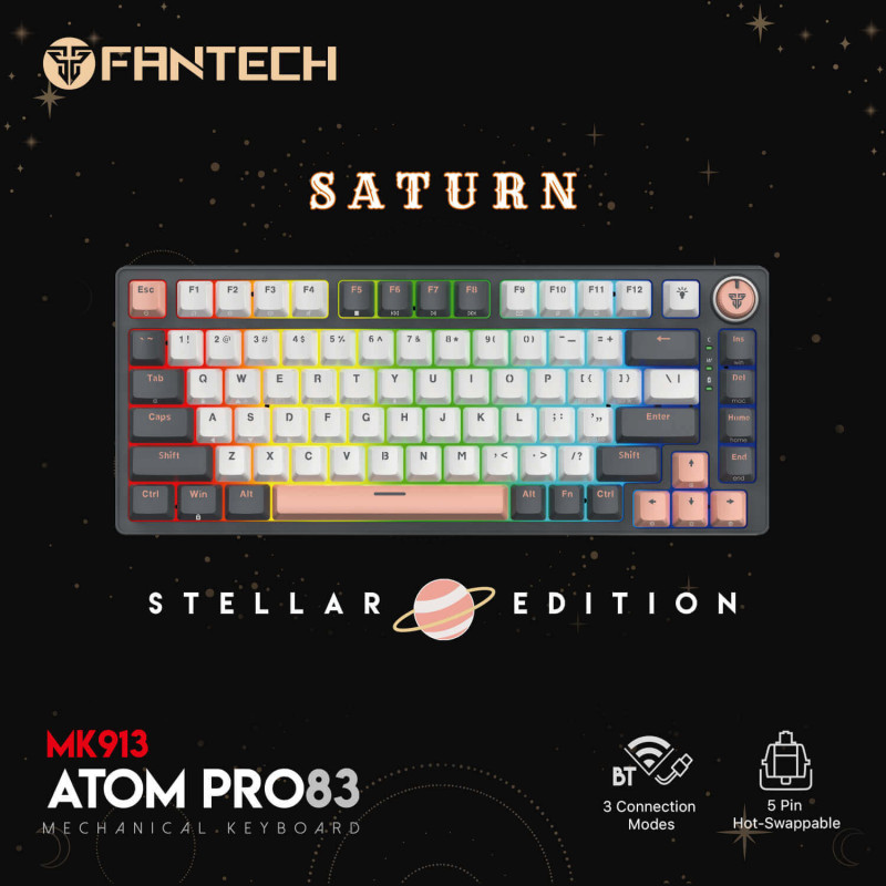 Fantech Keyboard mk913 Pro83 STELLAR EDITION SATURN RD