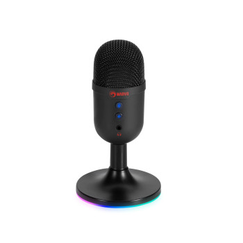 Marvo Gaming USB Microphone - MIC-06 Black - USB, RGB Marvo Gaming USB Microphone - MIC-06 Black - USB, RGB