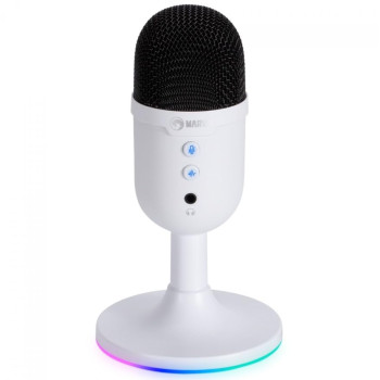 Marvo Gaming USB Microphone - MIC-06 White - USB, RGB