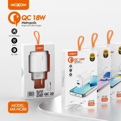 charger trype c moxom mx-hc88