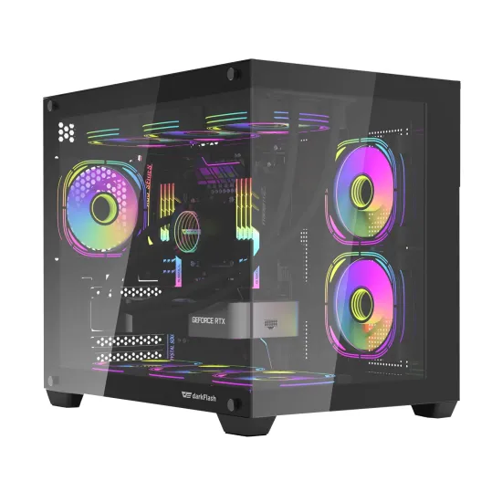 CASE SP M-ATX BLACK