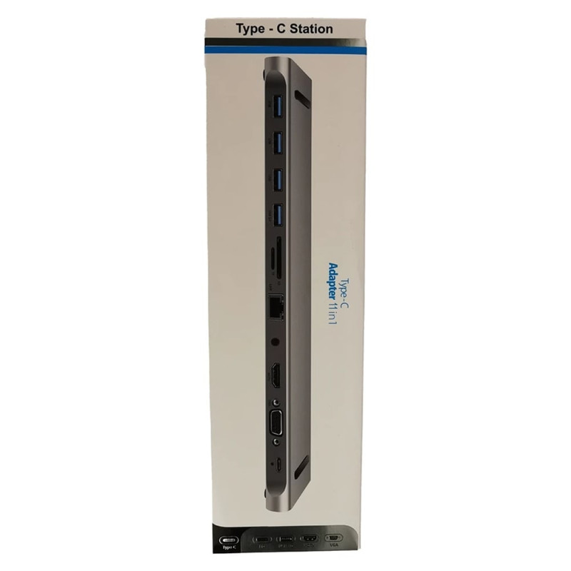 USB C hub to usb3 ADAPTER 11 IN 1 Station Docks