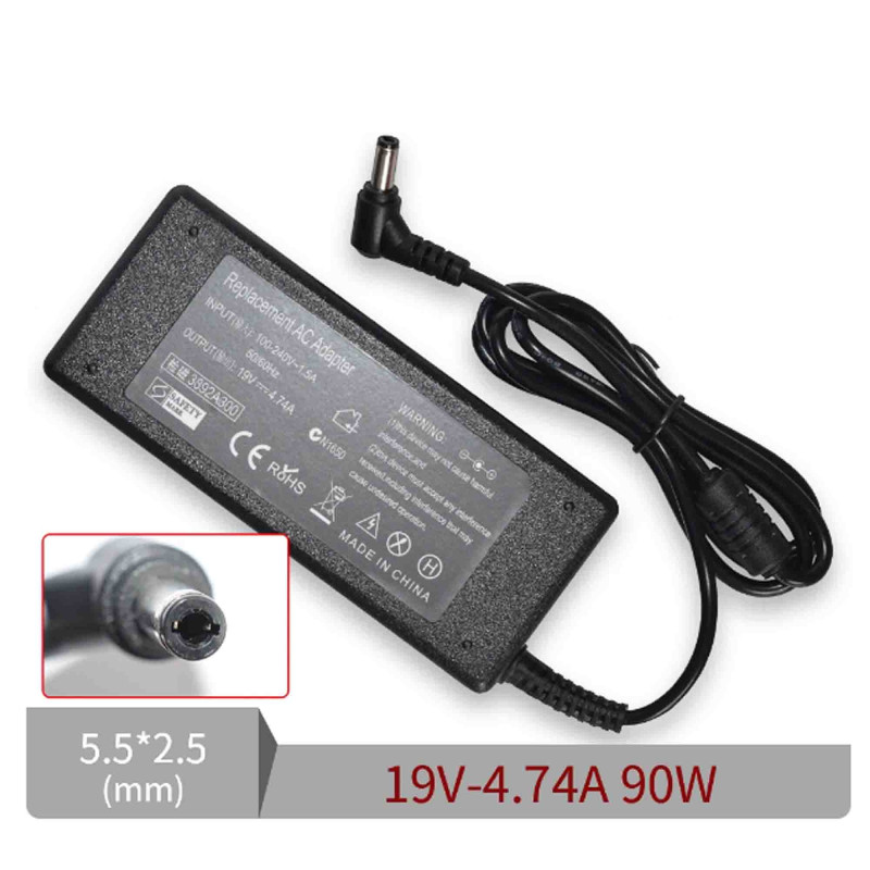 toshiba 19v 4.7a 5.5*2.5mm 90w