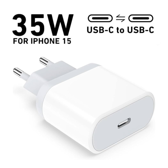 plug charger pd 35w for iphone 15 pro
