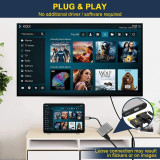 Usb C Hub to hdmi vga adapter 4k 5 in 1 station docks