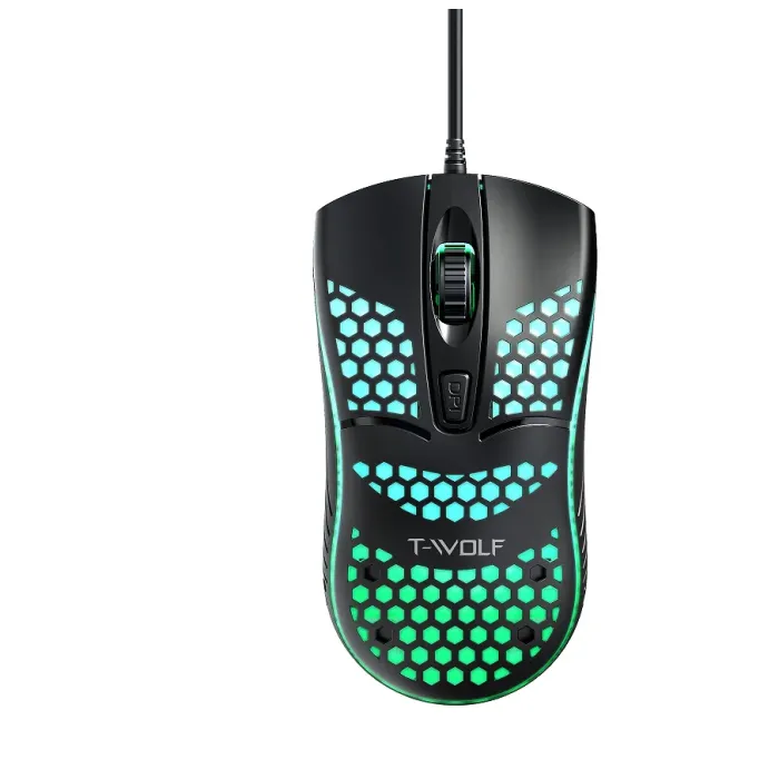 T-WOLF V15 Cool Honeycomb Light Up