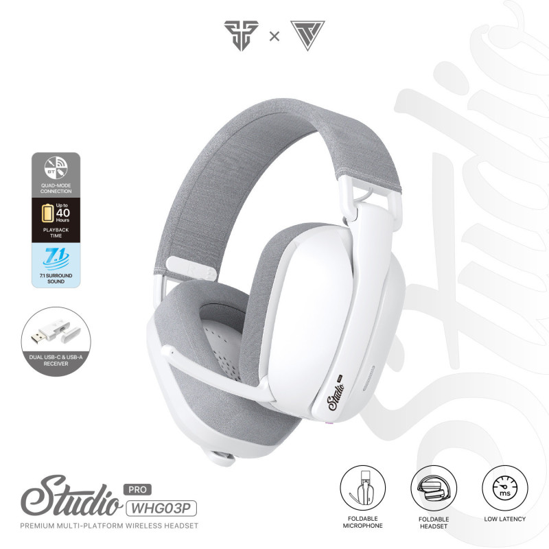 Fantech Studio Pro WHG03 7.1 Surround Sound Bluetooth - Grey