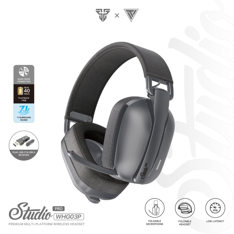 Fantech Studio Pro WHG03 7.1 Surround Sound Bluetooth - Grey