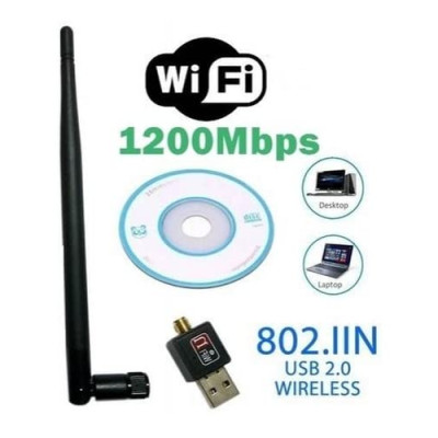 wifi usb 1200mbps 2.4G with antena