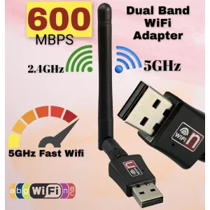 wifi usb 600mbps 2.4G - 5G with antena