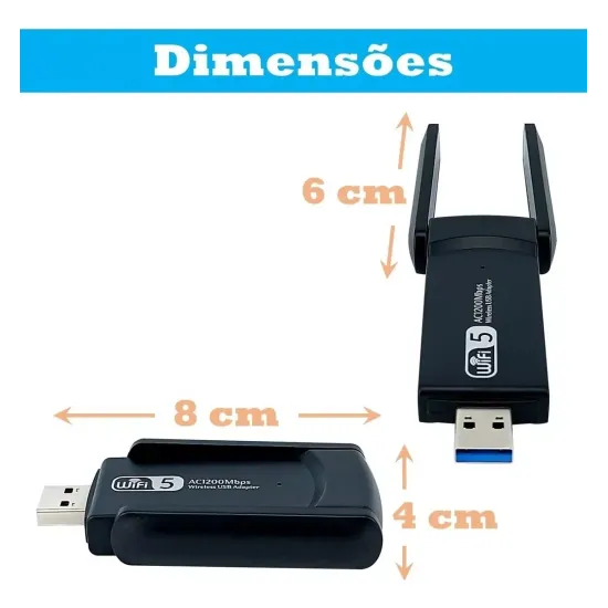usb wifi wireless ac1300 dual anteena 2.4ghz and 5ghz