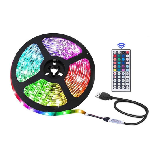 led light usb 5m 5050 rgb remote