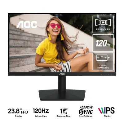 AOC 24B15H3 24″ IPS 120Hz Frameless Monitor