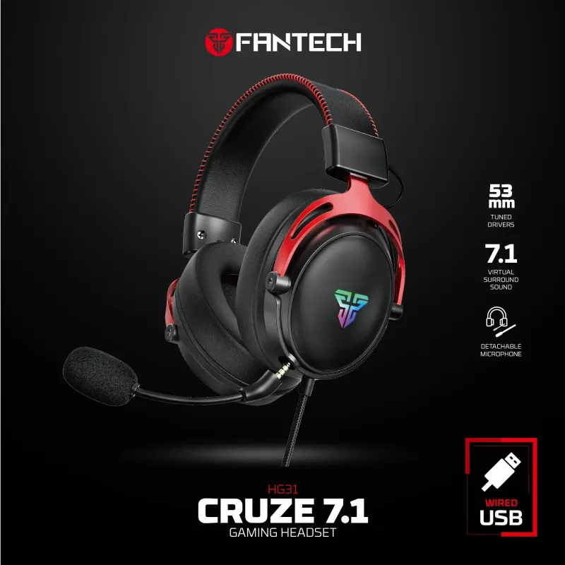 Fantech HG31 Cruze 7.1 Surround Sound Gaming Headset
