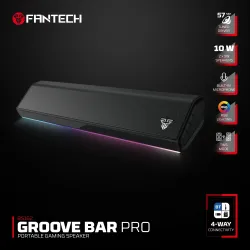 Fantech BS162 Groove Bar Pro Portable Gaming Speaker (4 Connection Modes)