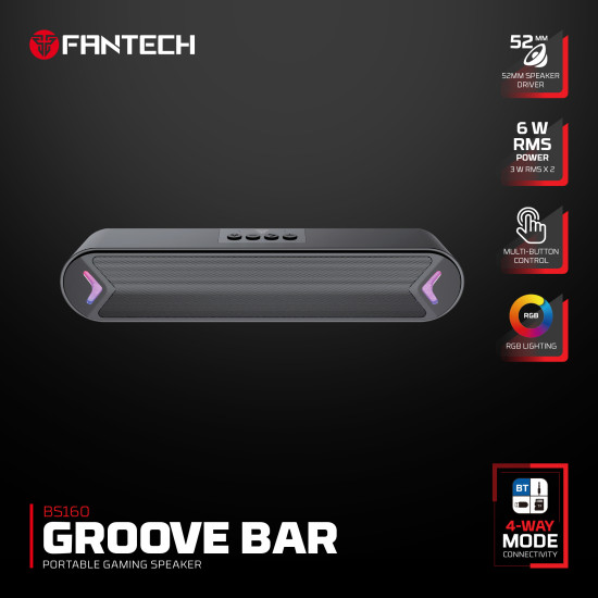 Fantech Groove Bar BS160 - Black