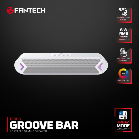 Fantech Groove Bar BS160 - White