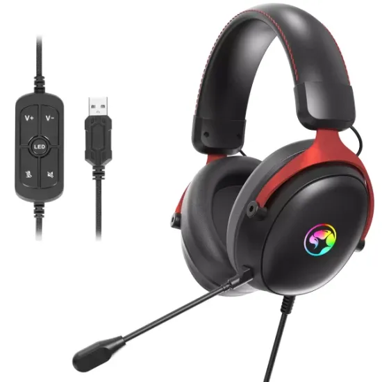 Marvo HG9076 7.1 Headphone - Black